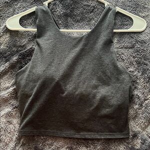 Kyodan Charcoal Gray Crop Top